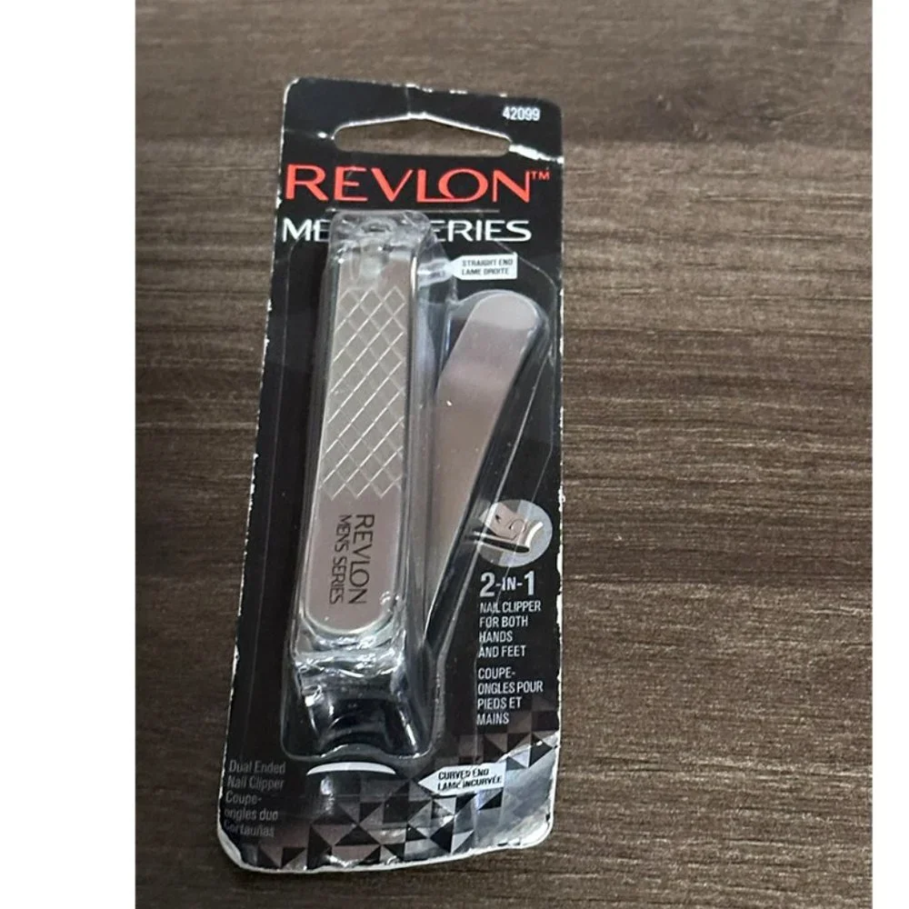 Revlon Men's Series 2-in-1 Nail Clipper NIP